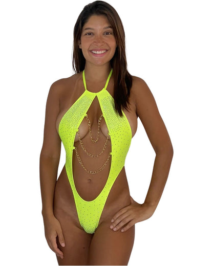 1K Body Meliza with Chain, With Stones - On Request