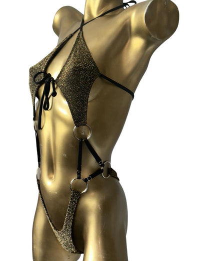 3I Body Marina in shiny fabric Without Stones - Available