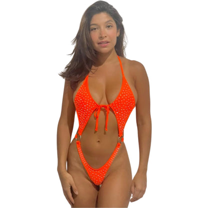 10A Body with Two Rings, With Stones - Made to order