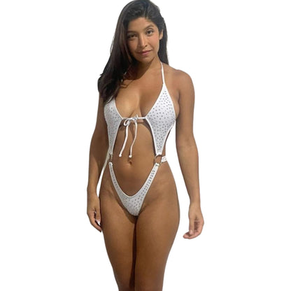 10A Body with Two Rings, With Stones - Made to order