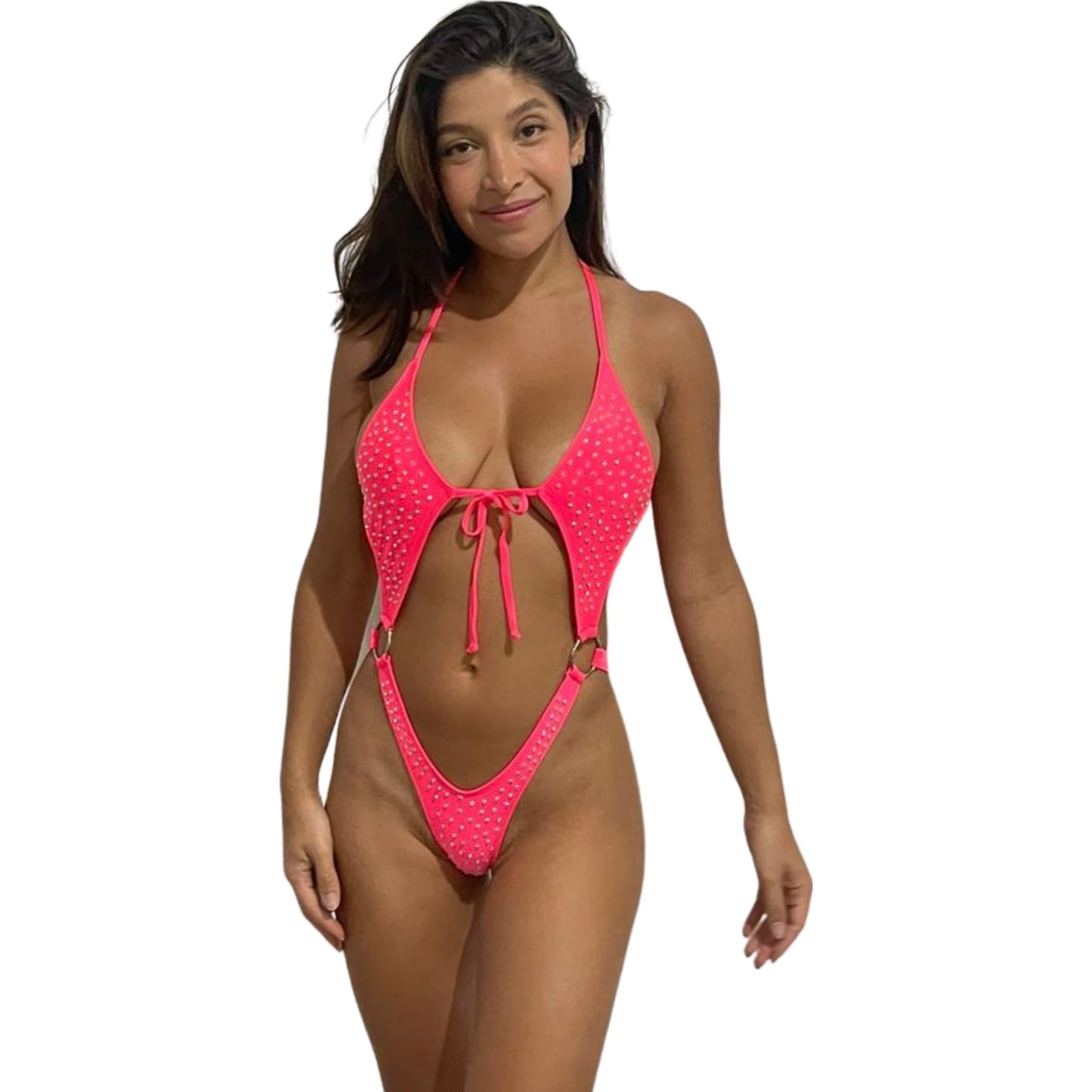 10A Body with Two Rings, With Stones - Made to order