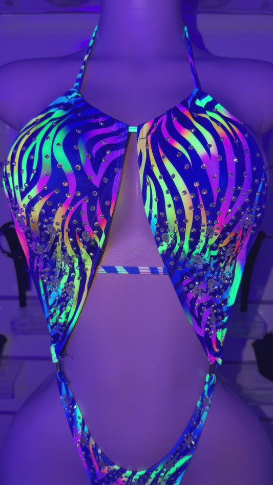 10B Body Lirio – Stripper Rhinestone Bodysuit | King Thong Dancewear