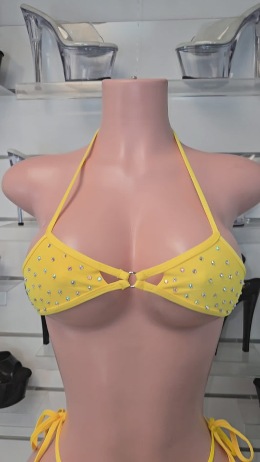 10A Set Camila with Stones – Sparkly Dancewear Stripper by King Thong