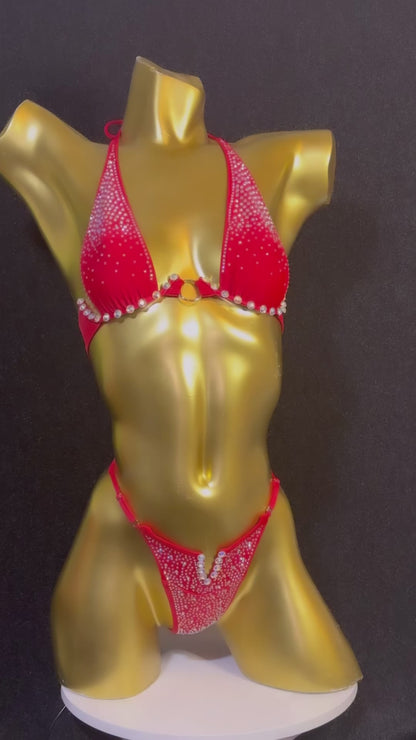 10A Set Media Luna with Stones