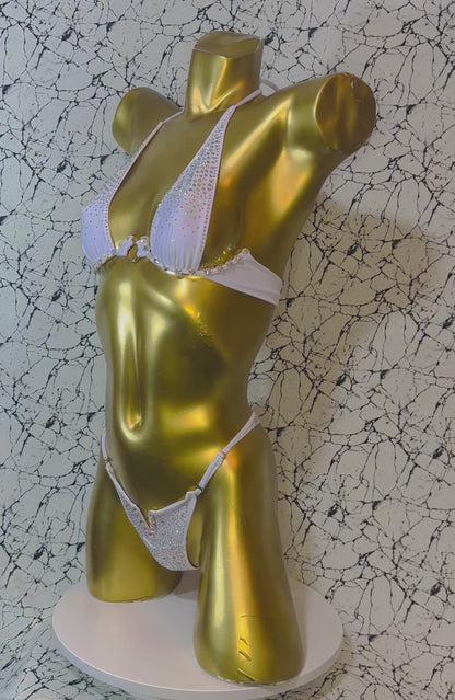 10A Set Media Luna with Stones