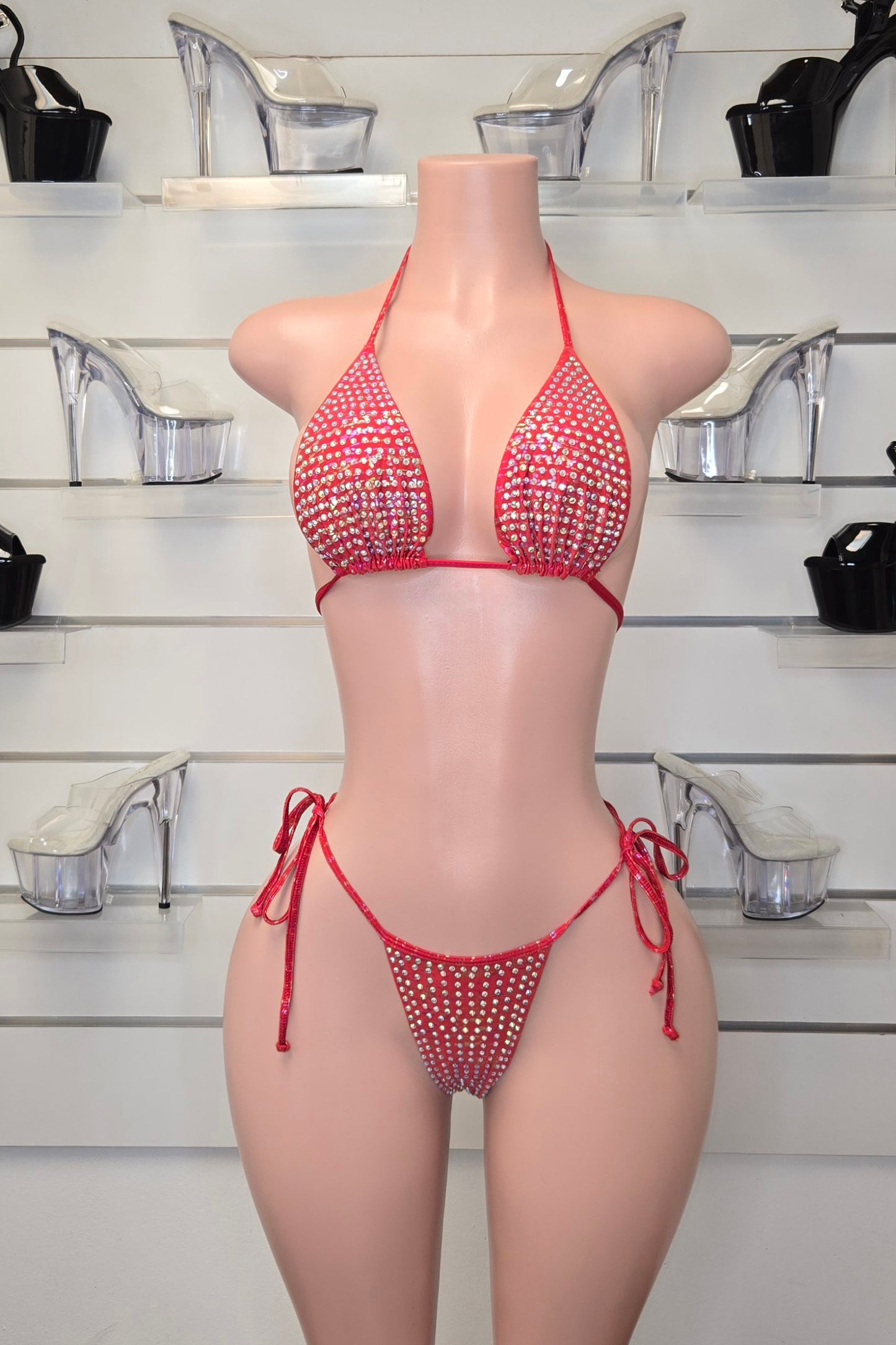 1A2 Set Sisi New with 2 cm back Thread with tie, With Stones - On Request