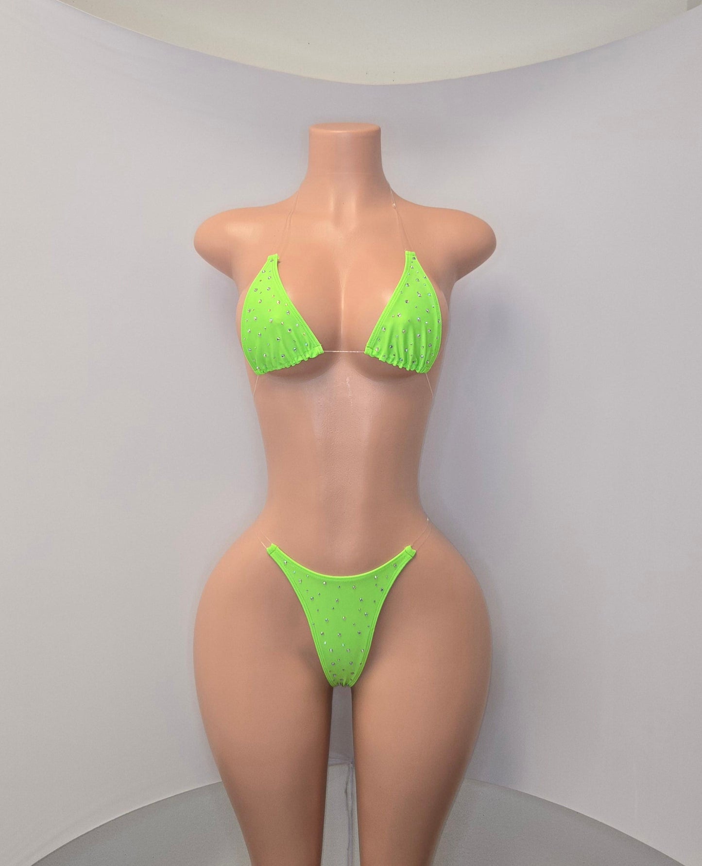 10B Set Susi Elastico transparente  With Stones - Made to order