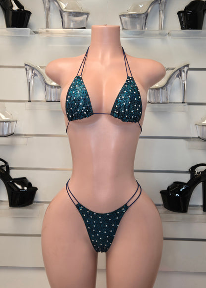 10D Set Susi Elastico De Color With Stones