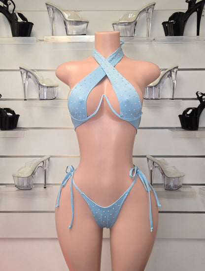 10A Set Valeria Whith Stones - On Request