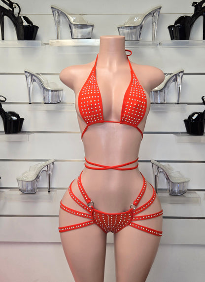 1AA Set Cangrejo With Stones - On Request