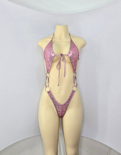 10F Body Candela with three rings on the sides of the waist Without Stones - Made to order