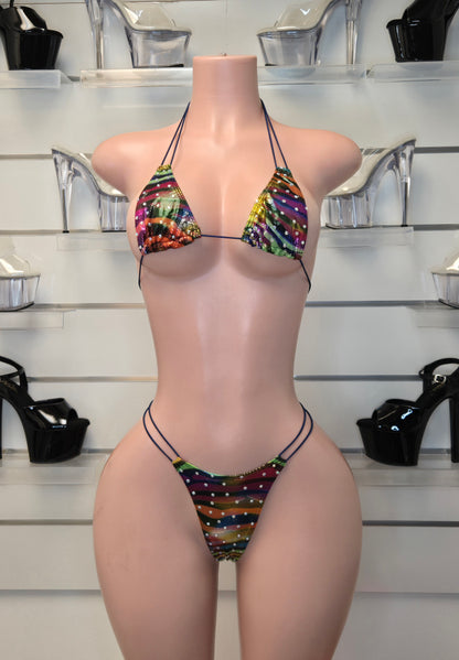 10D Set Susi Elastico De Color With Stones