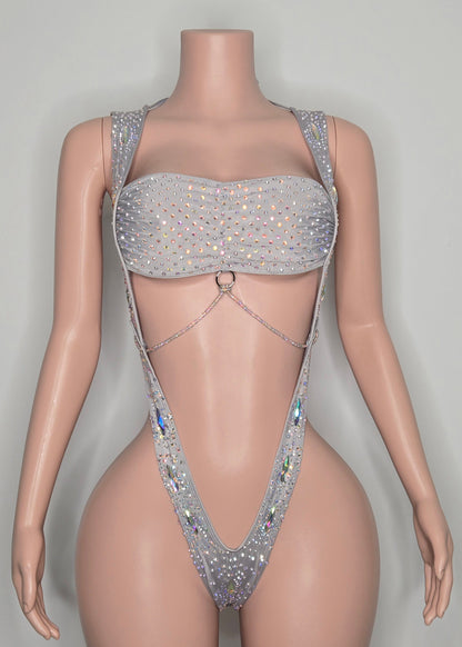 10A BODY EVA – Stripper Rhinestone Bodysuit | King Thong Dancewear