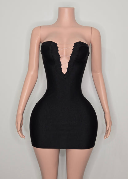 7F ADRIANA Short Dress | Handmade Neon Stagewear (Without Stones)
