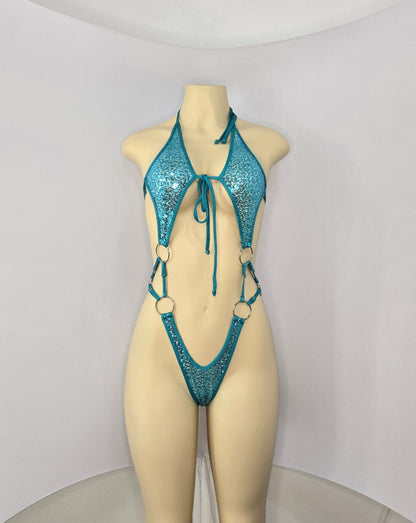 10F Body Candela with three rings on the sides of the waist Without Stones - Made to order