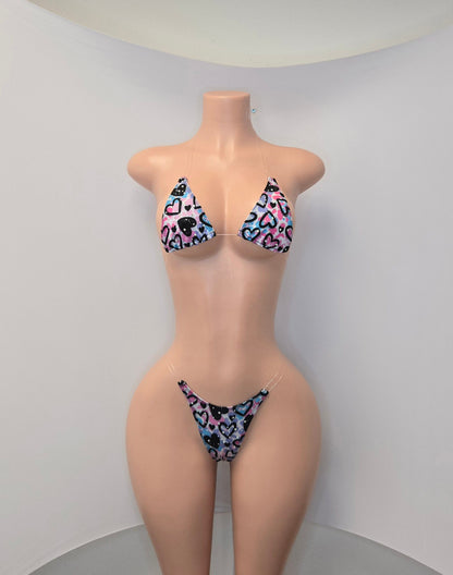 10B Set Susi Elastico transparente  With Stones - Made to order