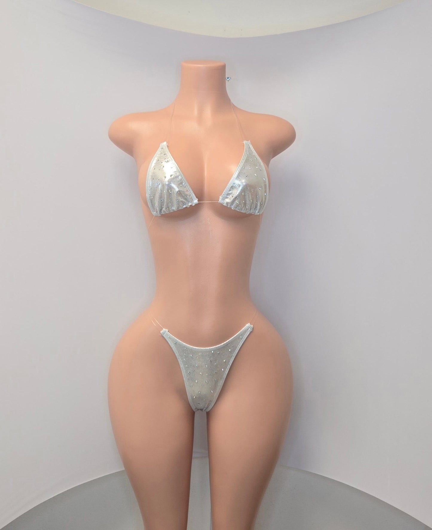 10B Set Susi Elastico transparente  With Stones - Made to order