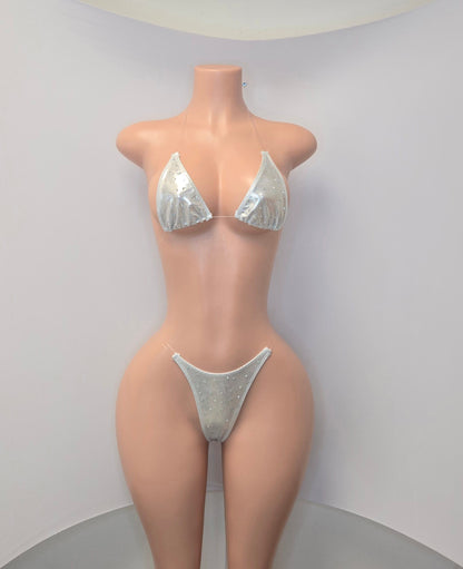 10B Set Susi Elastico transparente  With Stones - Made to order