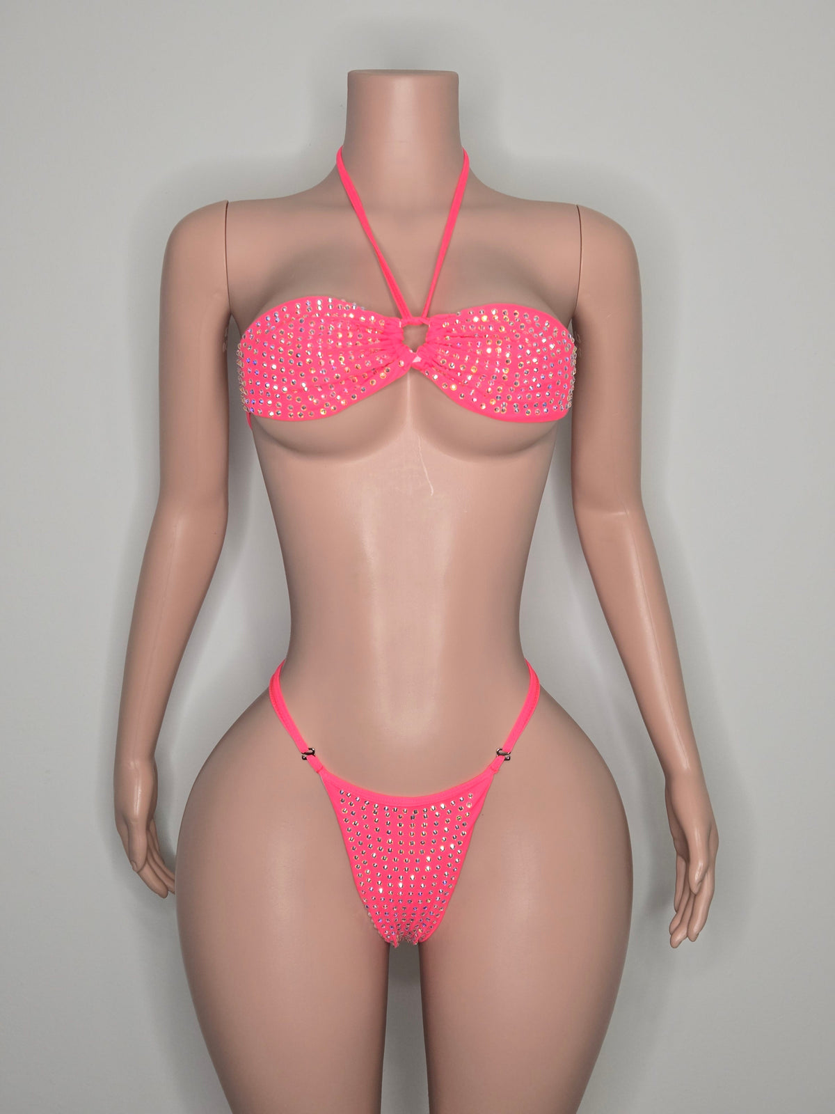 10B Stripper Set Sisi with Stones – 2 cm Back Thread Adjusters
