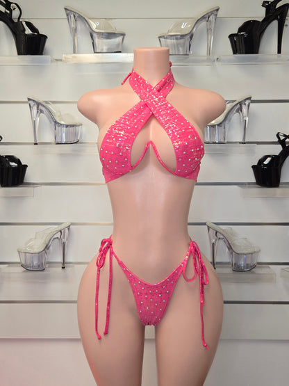 10A Set Valeria Whith Stones - On Request