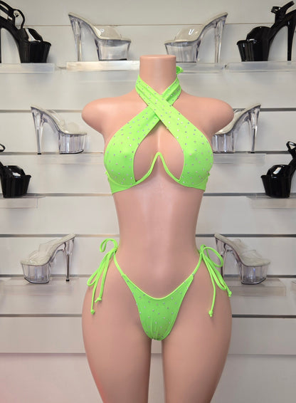 10A Set Valeria Whith Stones - On Request