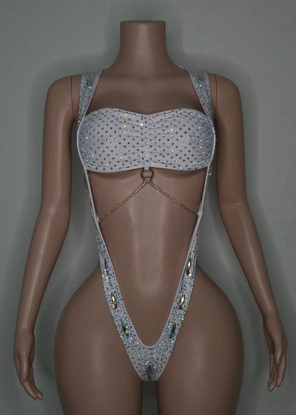 10A BODY EVA – Stripper Rhinestone Bodysuit | King Thong Dancewear - Made to order