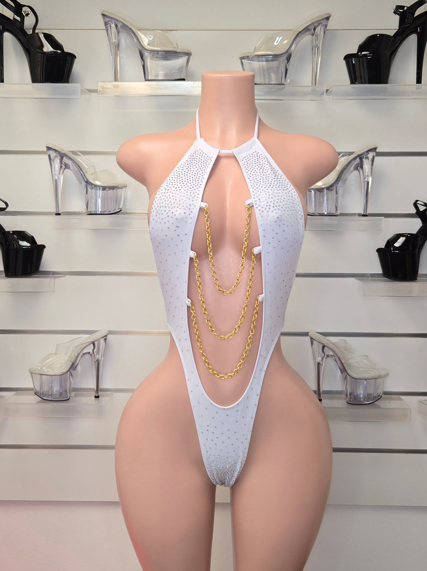 1K Body Meliza with Chain, With Stones - On Request