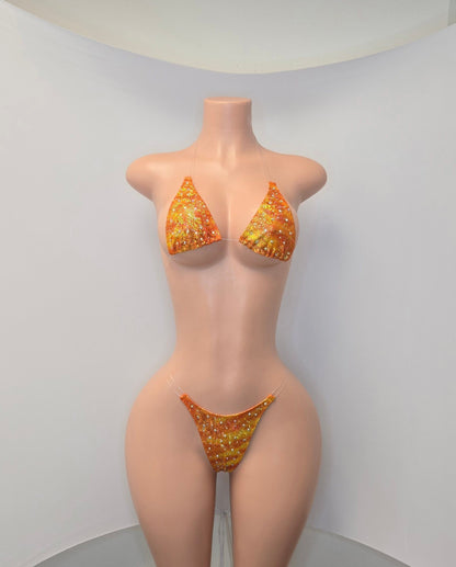 10B Set Susi Elastico transparente  With Stones - Made to order