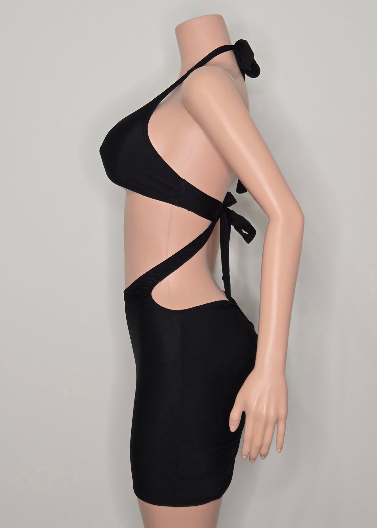 7F DEMMY Short Dress | Handmade Neon Stagewear (Without Stones)