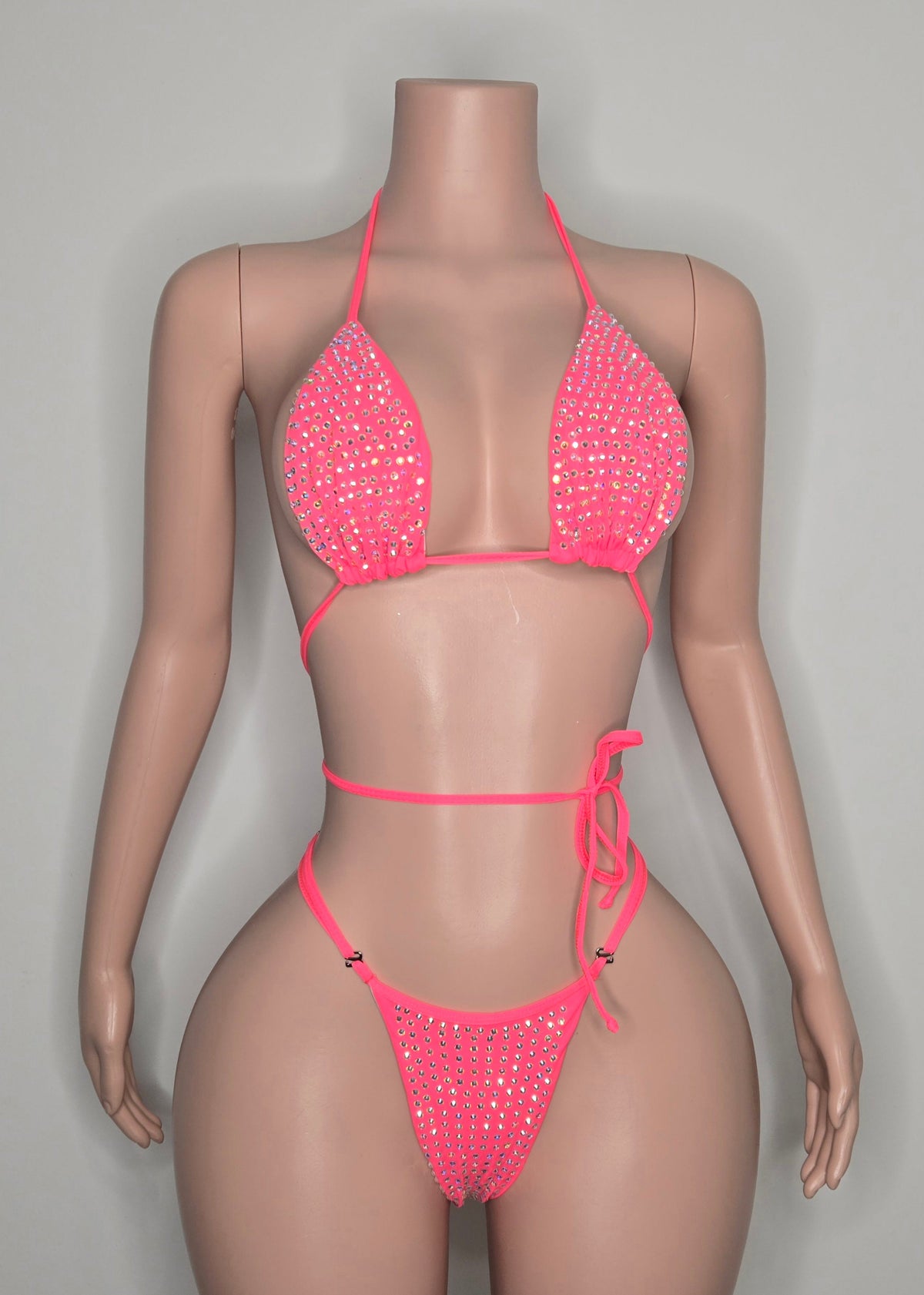 10B Stripper Set Sisi with Stones – 2 cm Back Thread Adjusters