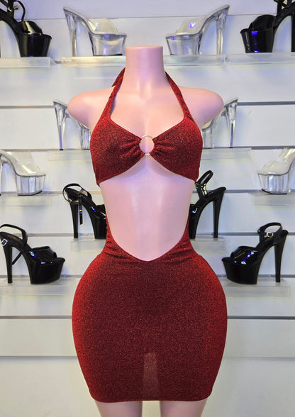 7F DEMMY Short Dress | Handmade Neon Stagewear (Without Stones) - Made to order
