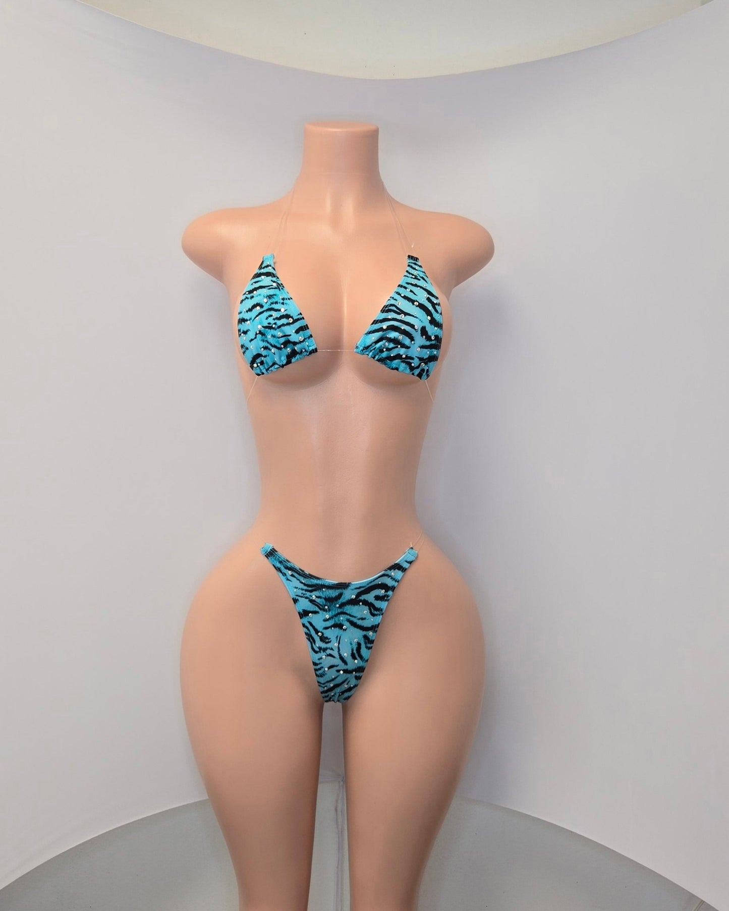 10B Set Susi Elastico transparente  With Stones - Made to order