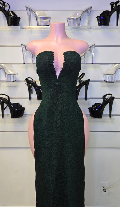 7G ADRIANA Long Dress | Handmade Neon Stagewear - Made to order