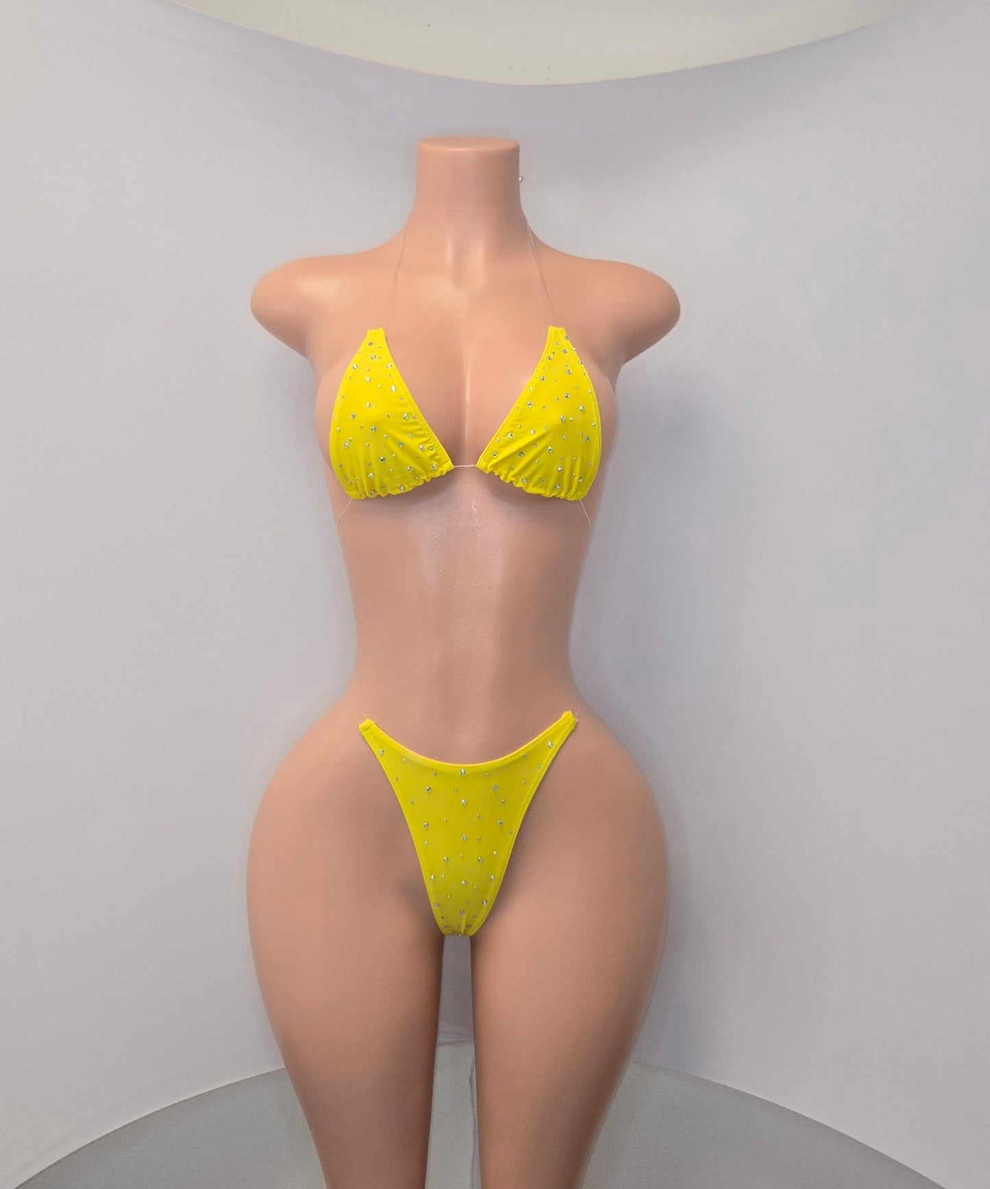10B Set Susi Elastico transparente  With Stones - Made to order
