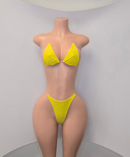 10B Set Susi Elastico transparente  With Stones - Made to order