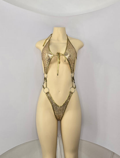 2A Body Candela with three rings on the sides of the waist Without Stones - On Request