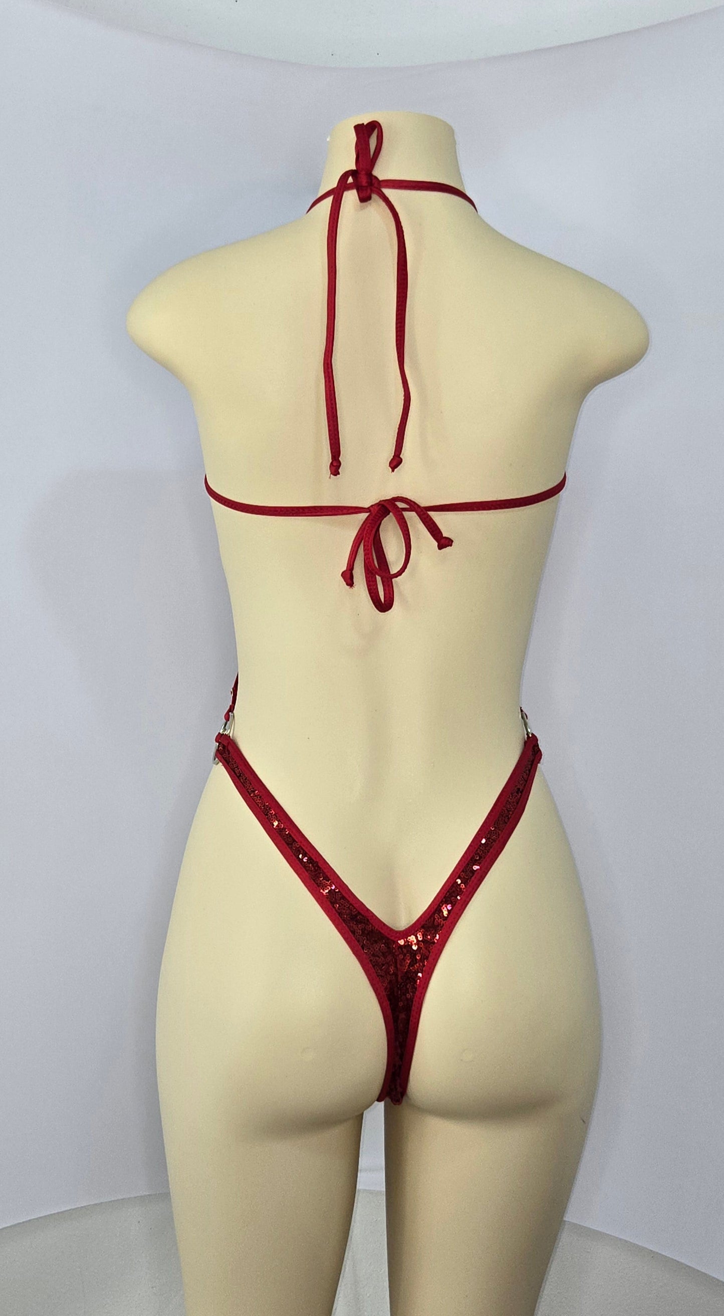 10F Body Candela with three rings on the sides of the waist Without Stones - Made to order