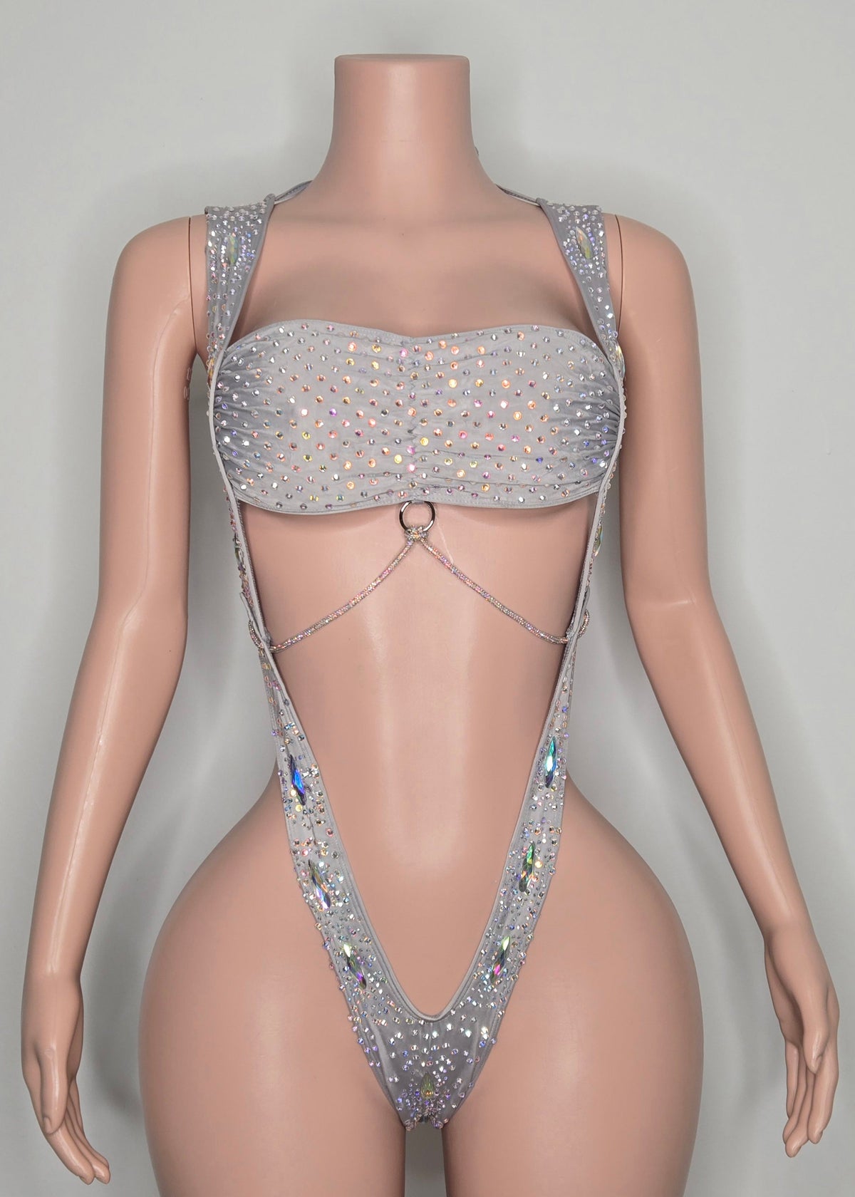 10A BODY EVA – Stripper Rhinestone Bodysuit | King Thong Dancewear - Made to order