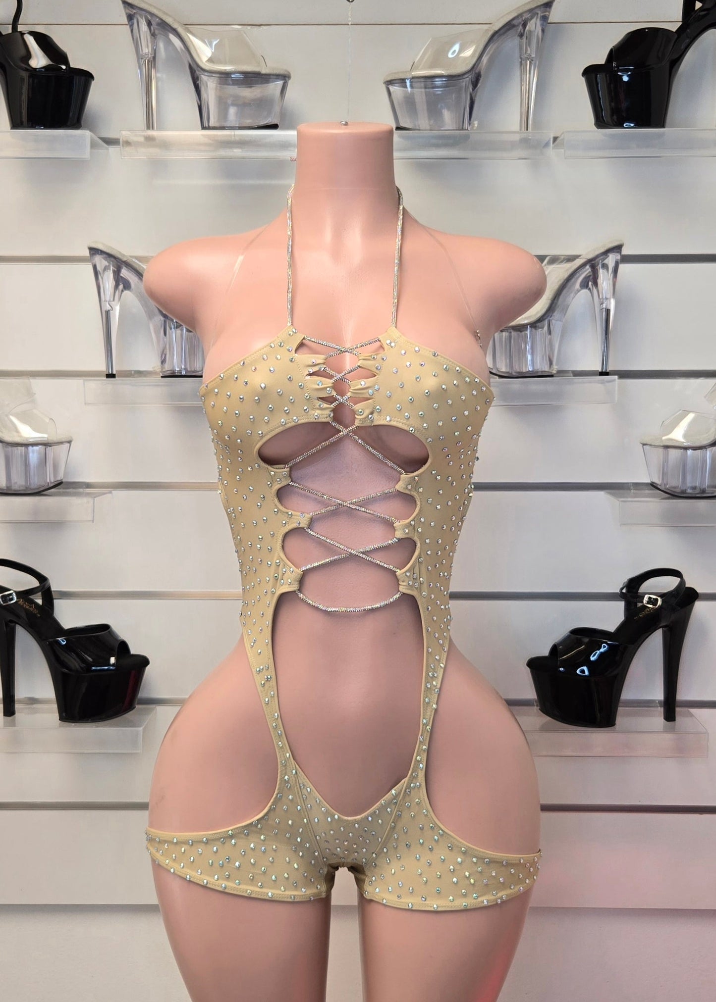 10A Body Renata with stone - Made to order