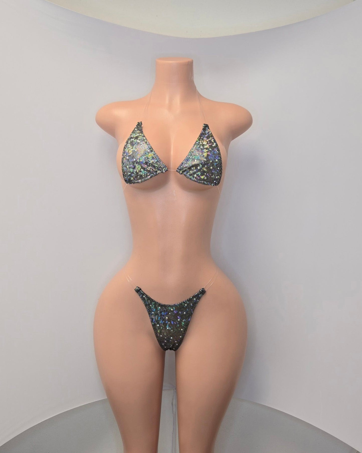 10B Set Susi Elastico transparente  With Stones - Made to order