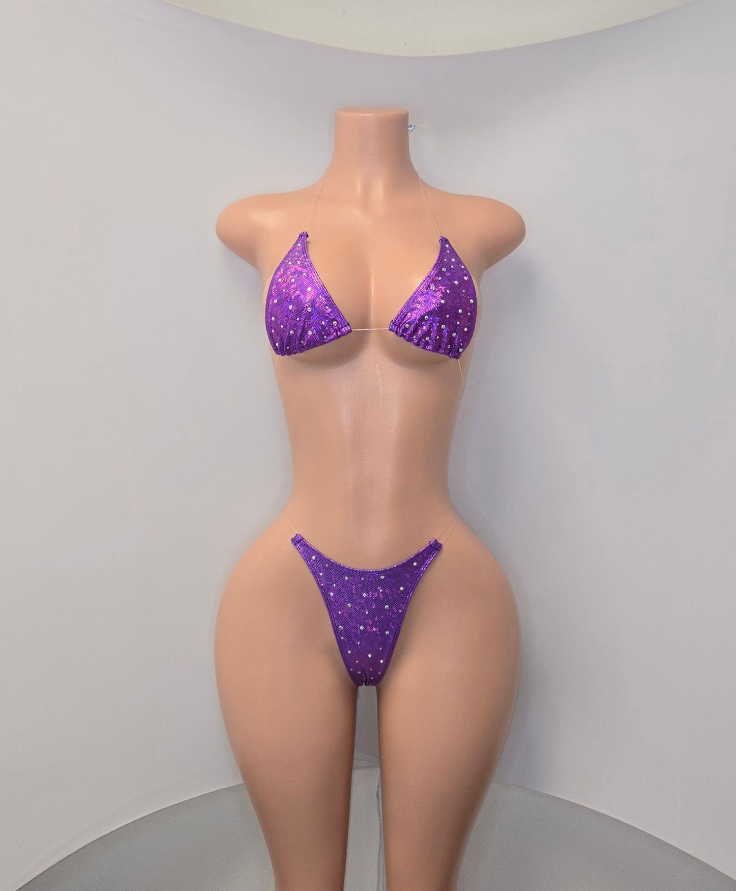 10B Set Susi Elastico transparente  With Stones - Made to order